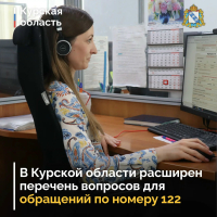 Расширен перечень вопросов для обращений по номеру 122